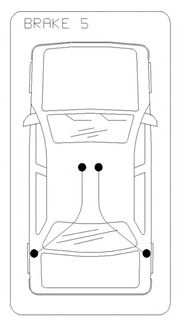 Cablu frana de mana KIA RIO combi (DC) (2000 - 200