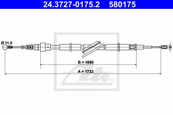 Cablu frana de mana SKODA OCTAVIA 1 Combi (1U5) (1998 - 2010) MTR 12118883