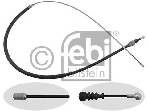 Cablu frana de mana SKODA OCTAVIA 2 (1Z3) (2004 - 2013) Febi Bilstein 24412