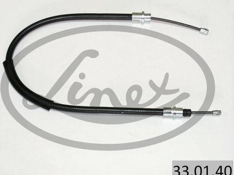 Cablu frana de mana Spate Dreapta 642mm/495mm tip frana: disc PEUGEOT 406 1.6-3.0 11.95-10.04 LINEX LIN33.01.40