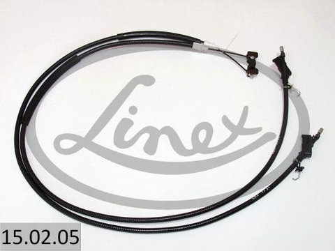 Cablu frana de mana Spate Dreapta/stanga 1500mm/1388mm/1450mm/1338mm FORD FOCUS II 1.4-2.0 d 07.04-09.12 LINEX LIN15.02.05