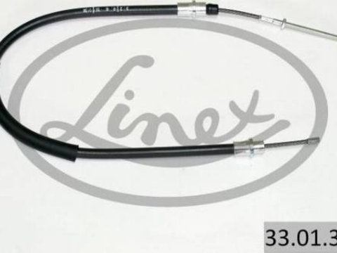 Cablu frana de mana Spate stanga 695mm/492mm tip frana: disc PEUGEOT 406 1.6-3.0 11.95-10.04 LINEX LIN33.01.38