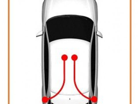 Cablu frana de parcare 1 VK002 COFLE pentru Seat Leon Skoda Octavia Audi A3 Vw Golf Vw Rabbit Seat Altea Vw Bora Vw Vento