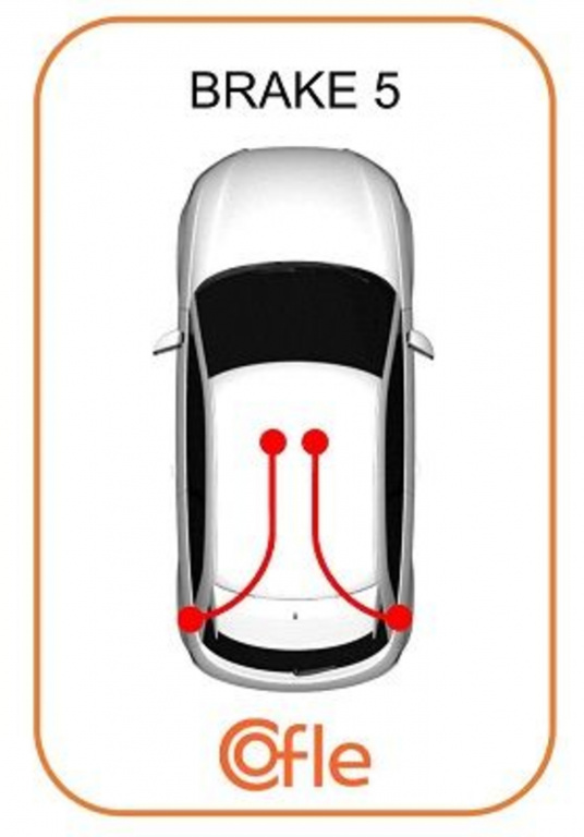 Cablu frana de parcare 17 3515 COFLE pentru Chevrolet Lacetti Daewoo Nubira Daewoo Lacetti