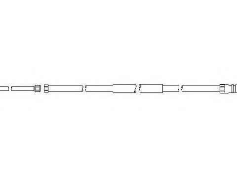 Cablu, frana de parcare BMW X3 (E83) - TOPRAN 501 720