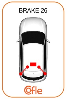 Cablu frana de parcare # Bmw X6 2014 2015 2016 2017 2018 2019 2020 2021 2022 2023 2024 2025 # 1E BW007 # COFLE