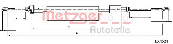 Cablu, frana de parcare CITROËN C3 II (2009 - 201