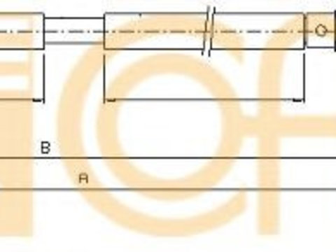 Cablu, frana de parcare CITROEN C8 (EA, EB) (2002 - 2016) COFLE 10.4733 piesa NOUA