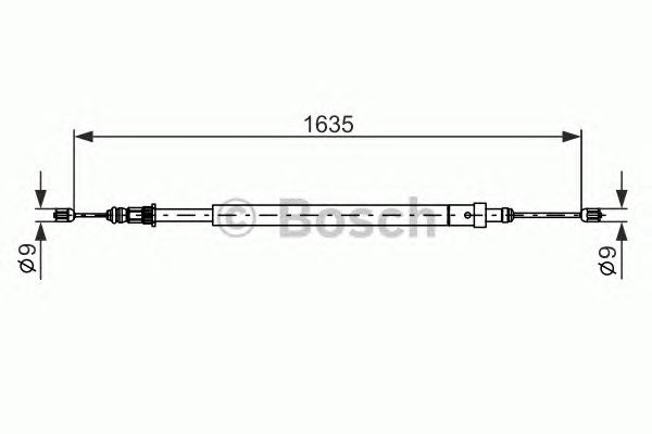 Cablu frana de parcare CITROEN XSARA cupe (N0) - C