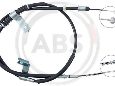 Cablu, frana de parcare dreapta (K14066 ABS) CHEVROLET,DAEWOO