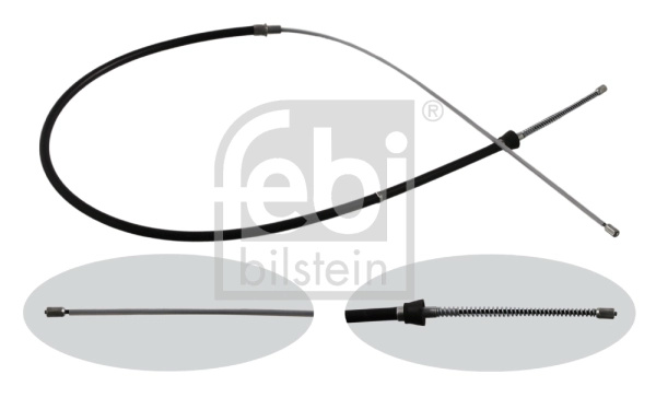 Cablu, frana de parcare FEBI BILSTEIN 36348 montare spate dreapta model SKODA FABIA III combi (NJ5) 2014 2015 2016 2017 2018 2019 2020 2021 2022