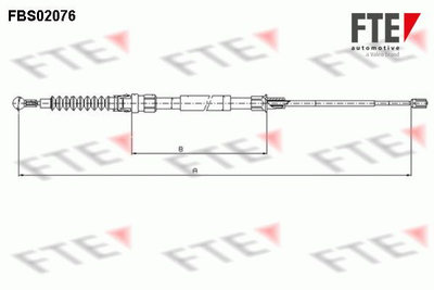 Cablu, frana de parcare FTE FBS02076