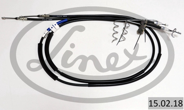 Cablu, frana de parcare LINEX montare spate 15.02.18 pentru masina FORD TRANSIT CONNECT (P65_, P70_, P80_) 2002 2003 2004 2005 2006 2007 2008 2009 2010 2011 2012 2013