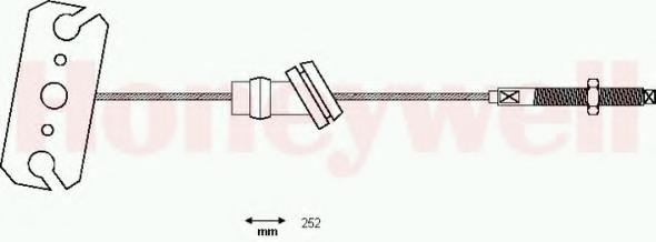 Cablu, frana de parcare MAZDA EUNOS 500 (CA), MAZD