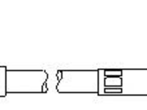 Cablu, frana de parcare MERCEDES-BENZ C-CLASS limuzina (W202), MERCEDES-BENZ C-CLASS Break (S202), MERCEDES-BENZ CLK (C208) - TOPRAN 401 278