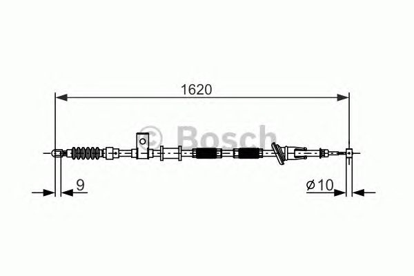 Cablu frana de parcare MERCEDES-BENZ CLK (C208) - Cod intern: M20400328 - LIVRARE DIN STOC in 24 ore!!!