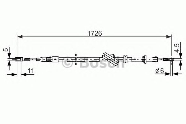 Cablu frana de parcare MERCEDES-BENZ E-CLASS T-Mod