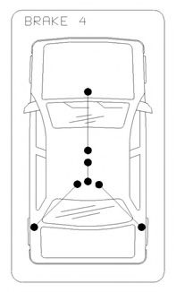 Cablu, frana de parcare MERCEDES-BENZ GLK-CLASS (X