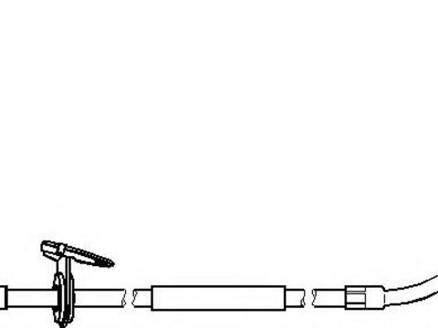 Cablu, frana de parcare MINI MINI (R50, R53), MINI MINI Cabriolet (R52) - TOPRAN 501 101