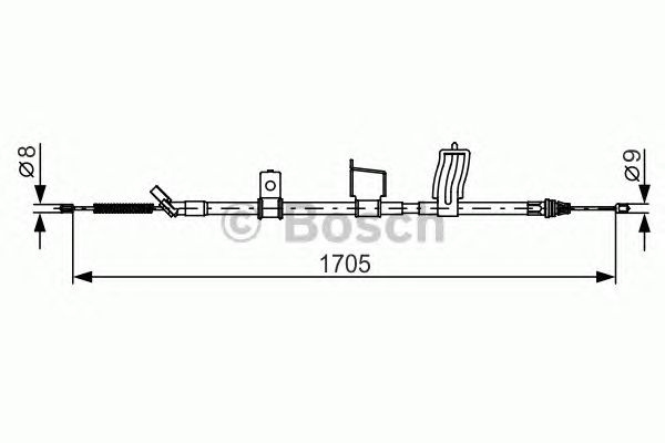 Cablu frana de parcare NISSAN QASHQAI (J11, J11_) 