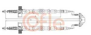 Cablu frana de parcare Opel Astra G / Zafira A 11.5859 ( LICHIDARE DE STOC)