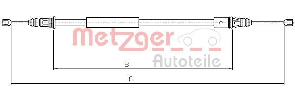 Cablu frana de parcare # Peugeot 106 1996 1997 199