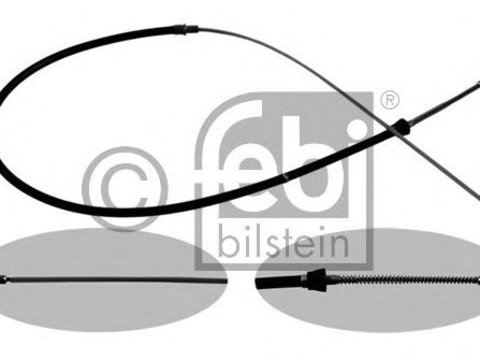 Cablu frana de parcare punte spate stanga/dreapta VW POLO 09- 1592 MM - Cod intern: W20223109 - LIVRARE DIN STOC in 24 ore!!!