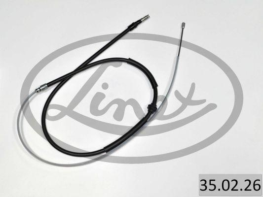Cablu frana de parcare RENAULT LAGUNA III BT0/1 Producator LINEX 35.02.26