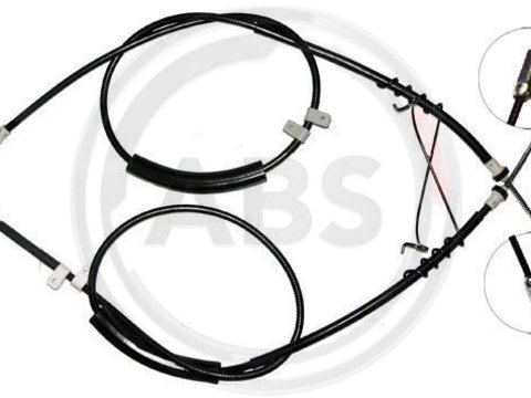 Cablu, frana de parcare spate (K17695 ABS) FORD,JAGUAR