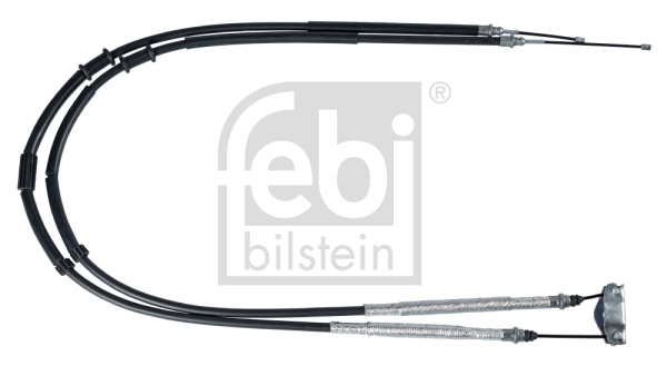 Cablu, frana de parcare spate stanga (106235 FEBI BILSTEIN) OPEL,VAUXHALL