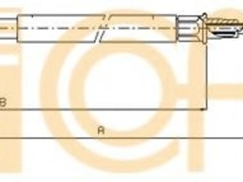 Cablu, frana de parcare VW TOURAN (1T3) (2010 - 2015) COFLE 10.7625 piesa NOUA