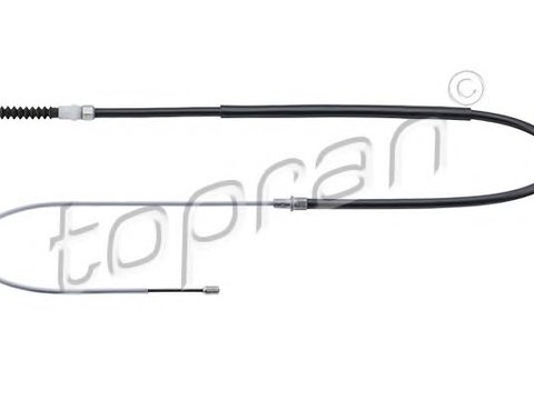 Cablu, frana de parcare VW VENTO IV (162, 163) - TOPRAN 115 122