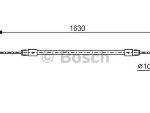 Cablu frana mana AUDI Q7 4L BOSCH 1987482187 PieseDeTop