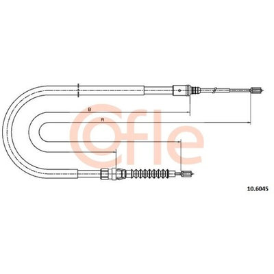 Cablu frana mana Citroen C4 2 (B7), Ds4, Peugeot 3