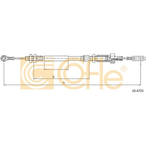 Cablu frana mana Citroen Jumper Bus (230p 244), Fi