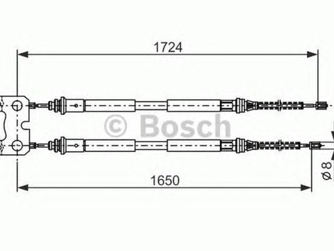 Cablu frana mana FORD ESCORT CLASSIC Turnier ANL BOSCH 1987477835