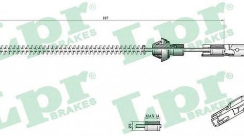 Cablu frana mana FORD FOCUS combi DNW LP