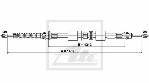 Cablu frana mana FORD MONDEO II limuzina BFP TEXTAR 44026400 PieseDeTop