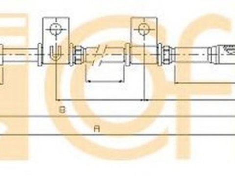 Cablu frana mana HYUNDAI TRAJET FO COFLE 17.2537