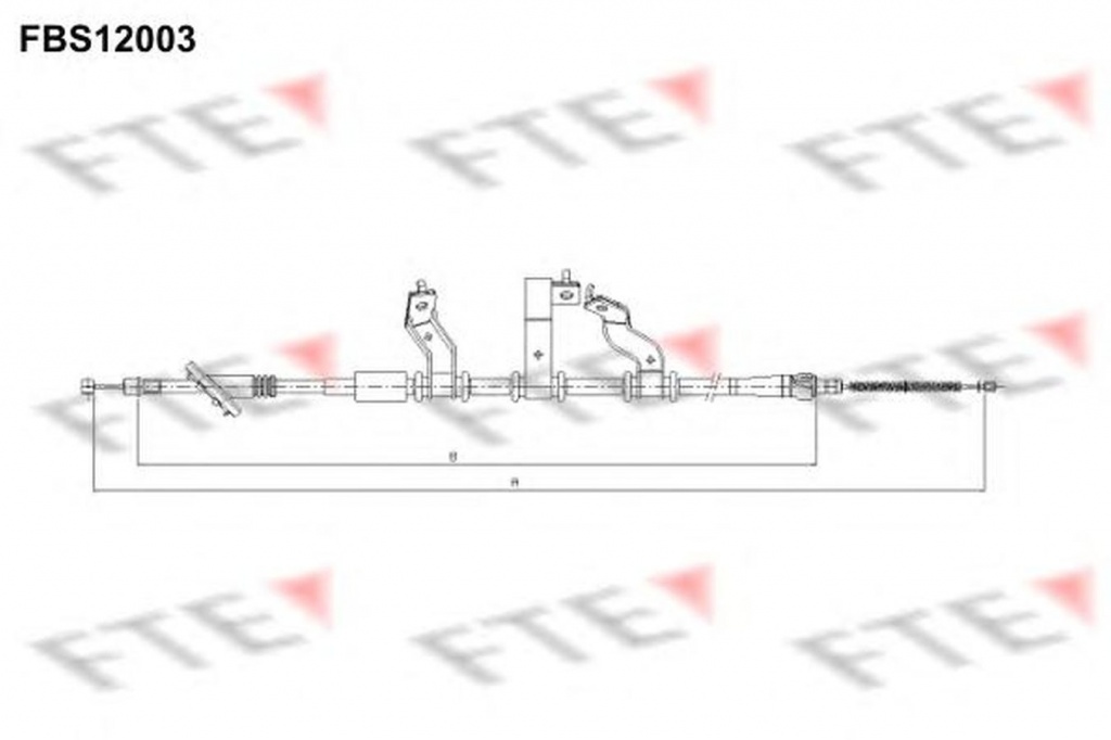 Cablu frana mana HYUNDAI TUCSON JM FTE FBS12003