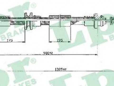 Cablu frana mana IVECO DAILY III platou sasiu LPR C0160B