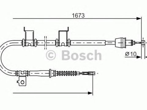 Cablu frana mana KIA CEE`D JD BOSCH 1987482361