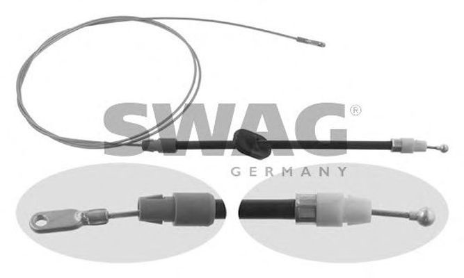 Cablu frana mana MERCEDES-BENZ SPRINTER 5-t platou sasiu 906 SWAG 10 92 6729