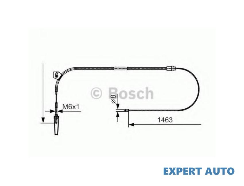 Cablu frana mana Mercedes V-CLASS (W447) 2014-2016 #2 1987482130