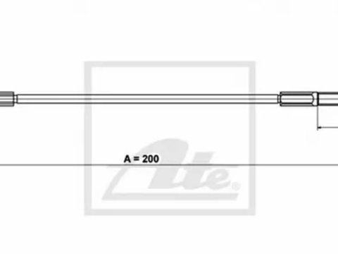 Cablu frana mana NISSAN NOTE E11 ATE 24372717222 PieseDeTop