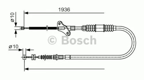 Cablu frana mana OPEL FRONTERA A Sport 5 SUD2 BOSCH 1987482111 PieseDeTop
