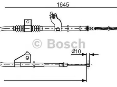 Cablu frana mana PEUGEOT 4007 GP BOSCH 1987482275 PieseDeTop