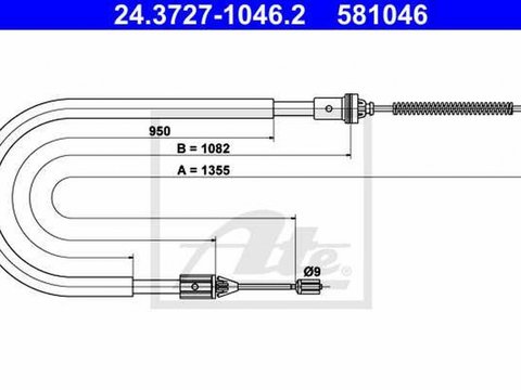 Cablu frana mana RENAULT CLIO II caroserie SB0 1 2 TEXTAR 44038900