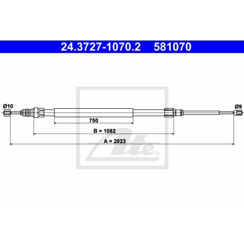 Cablu frana mana Renault Megane 2 (Bm0/1 , Cm0/1),