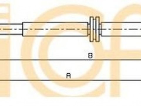 Cablu frana mana RENAULT TWINGO III COFLE 10.6547